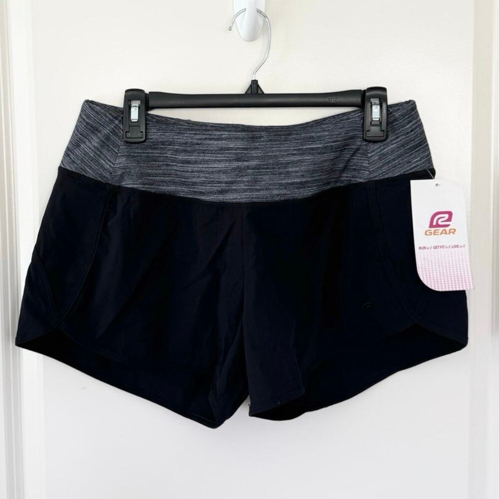 NWT Roadrunner Sports R-Gear Love Your Look 3” Shorts Black Medium